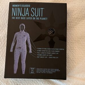 Women's Classic Ninja Suit - Lavender NWT Base Layer Ski Large